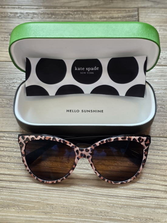 kate spade Accessories - Kate Spade Leopard Print Cat Eye Sunglasses - Tan/Brown